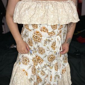 Forever 21 floral print maxi dress